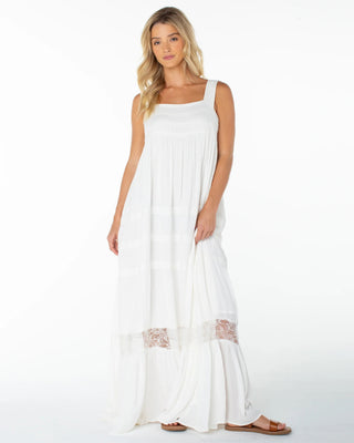 Roxy Women's Summer Wind Maxi Dress - Coconut Milk Solid