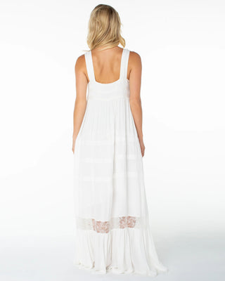 Roxy Women's Summer Wind Maxi Dress - Coconut Milk Solid