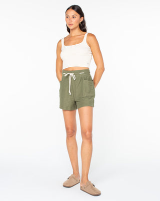 Sunny Coast Short - Four Leaf Clover Solid - Four Leaf Clover Solid