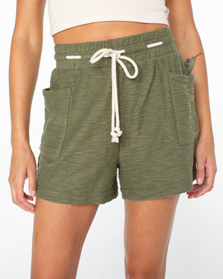 Sunny Coast Short - Four Leaf Clover Solid - Four Leaf Clover Solid