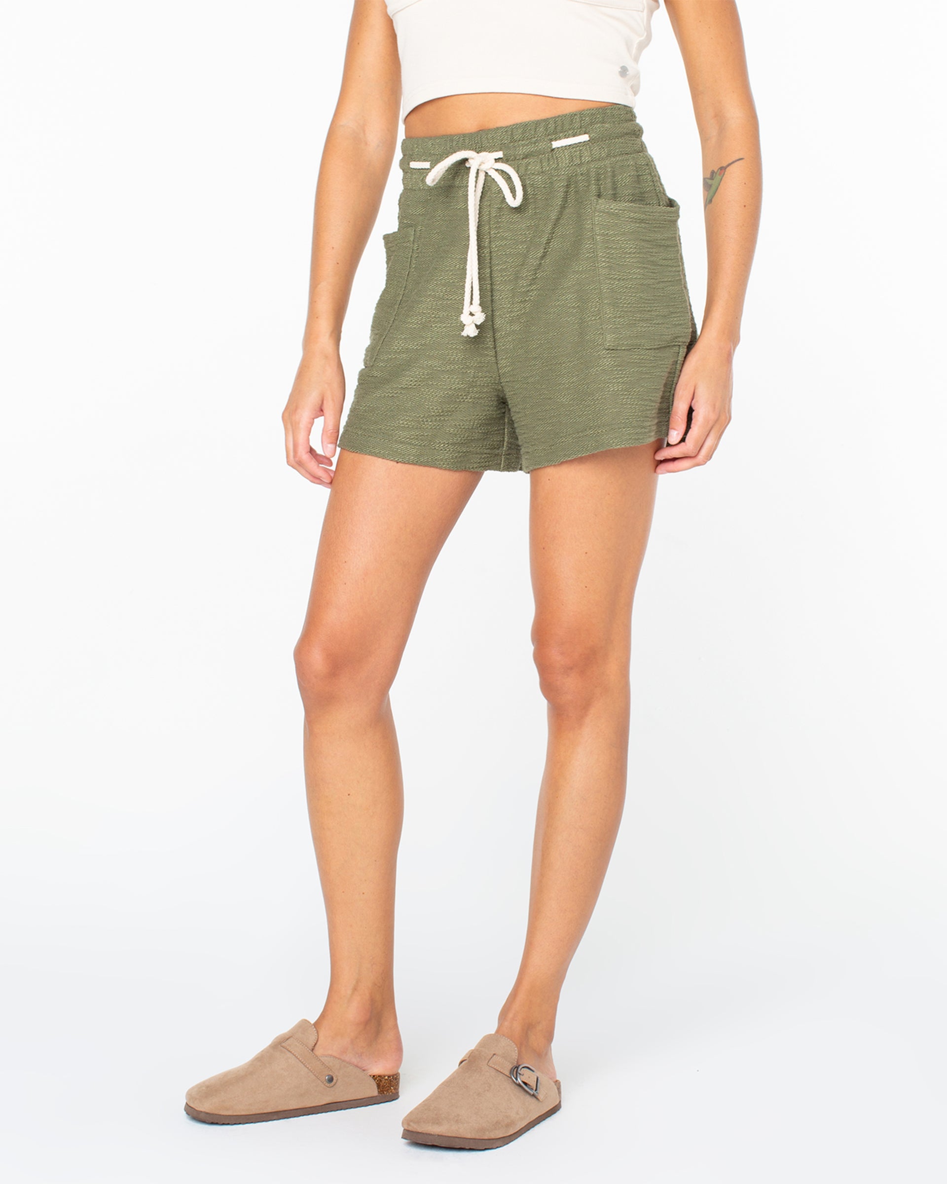 Sunny Coast Short - Four Leaf Clover Solid - Four Leaf Clover Solid