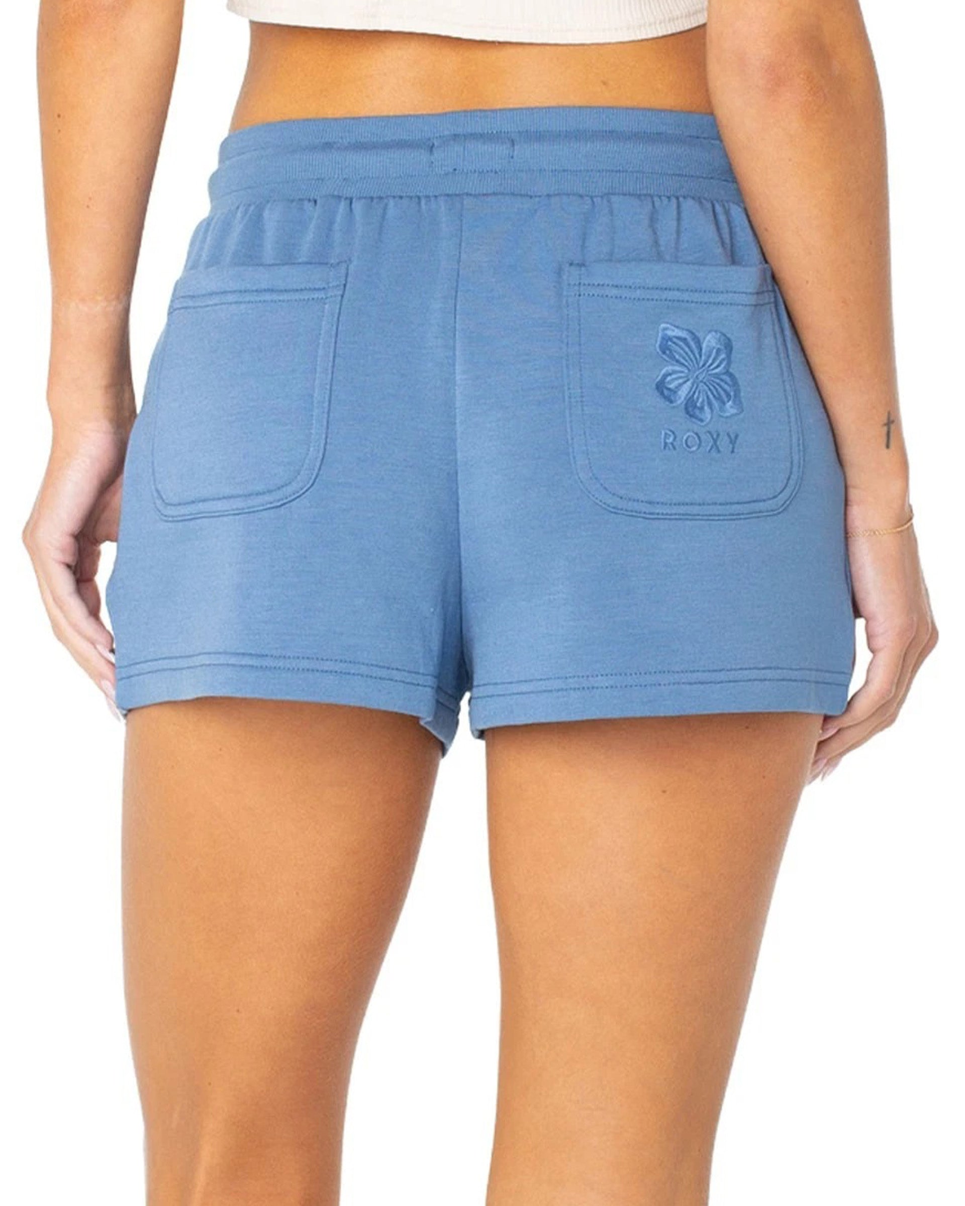 Roxy Women's Surfing By Moonlight Shorts - Blue Horizon
