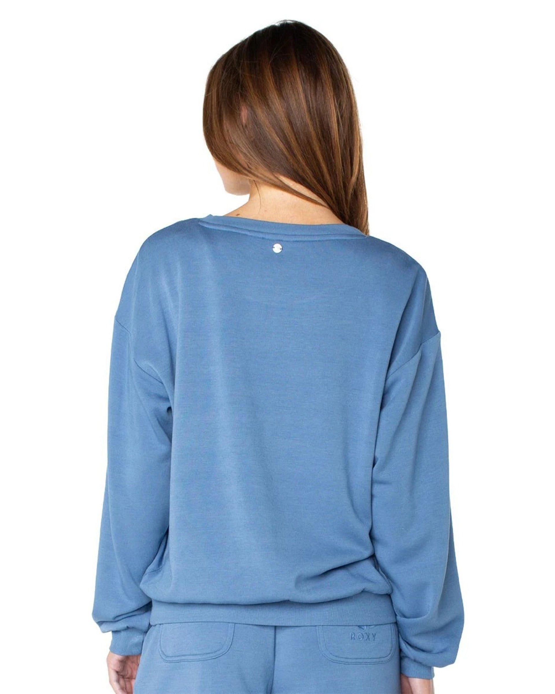 Roxy Women's Surfing By Moonlight Sweater - Blue Horizon