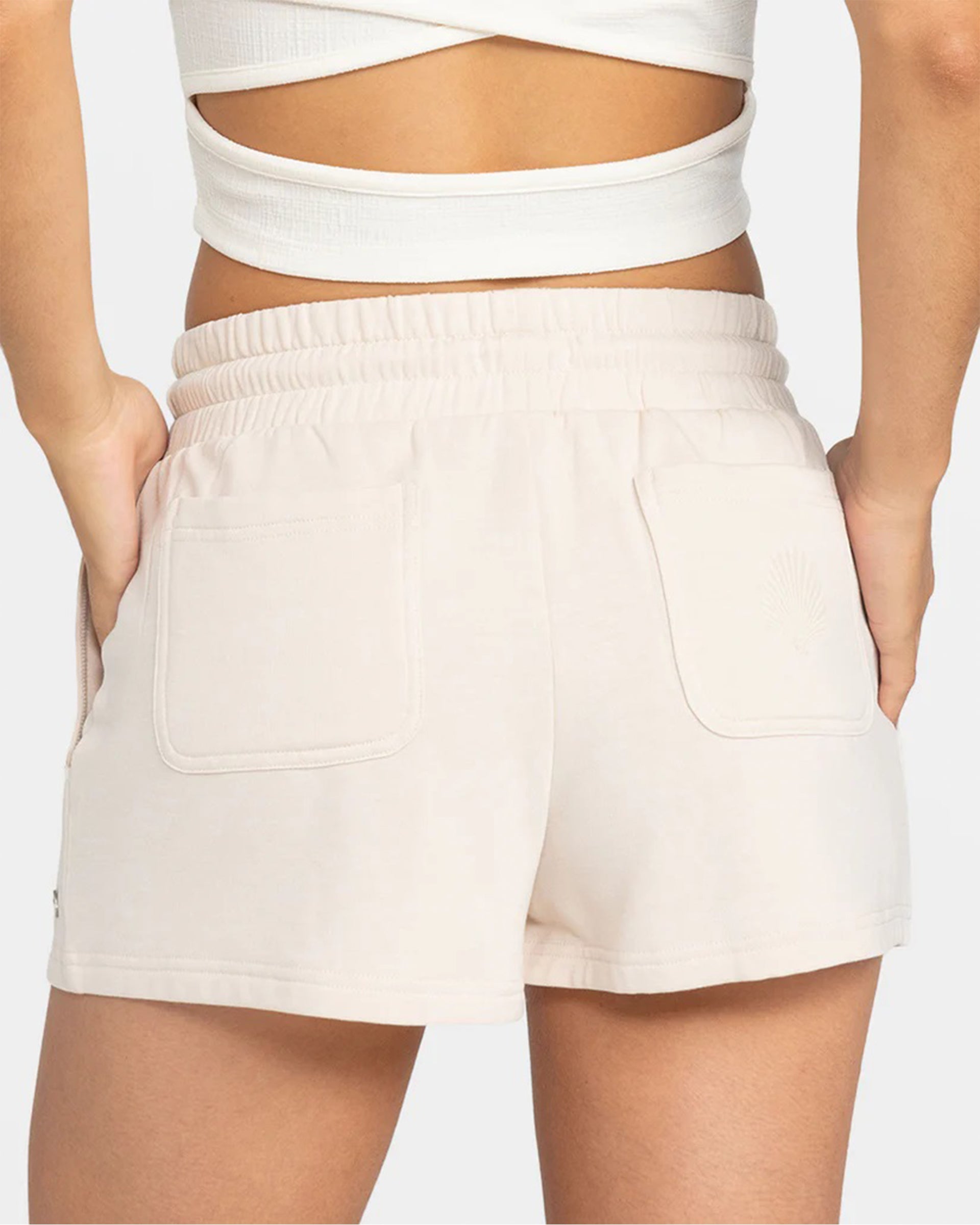 Surfing By Moonlight Elastic Waist Shorts