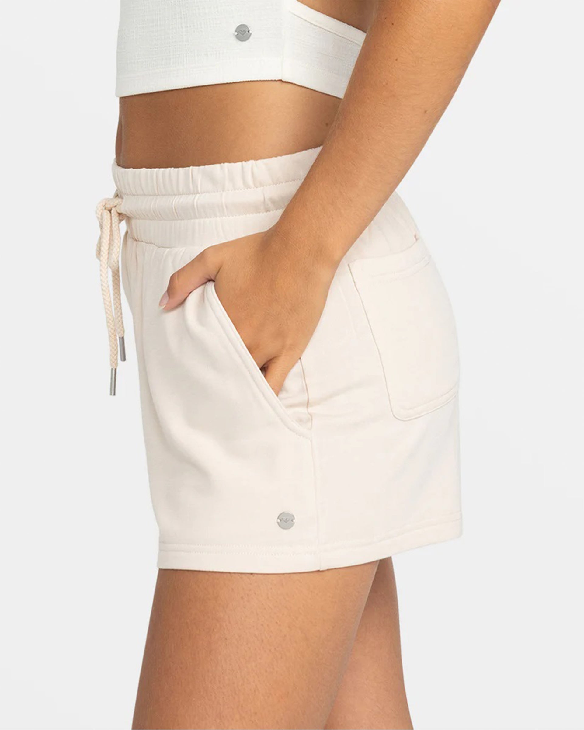 Surfing By Moonlight Elastic Waist Shorts