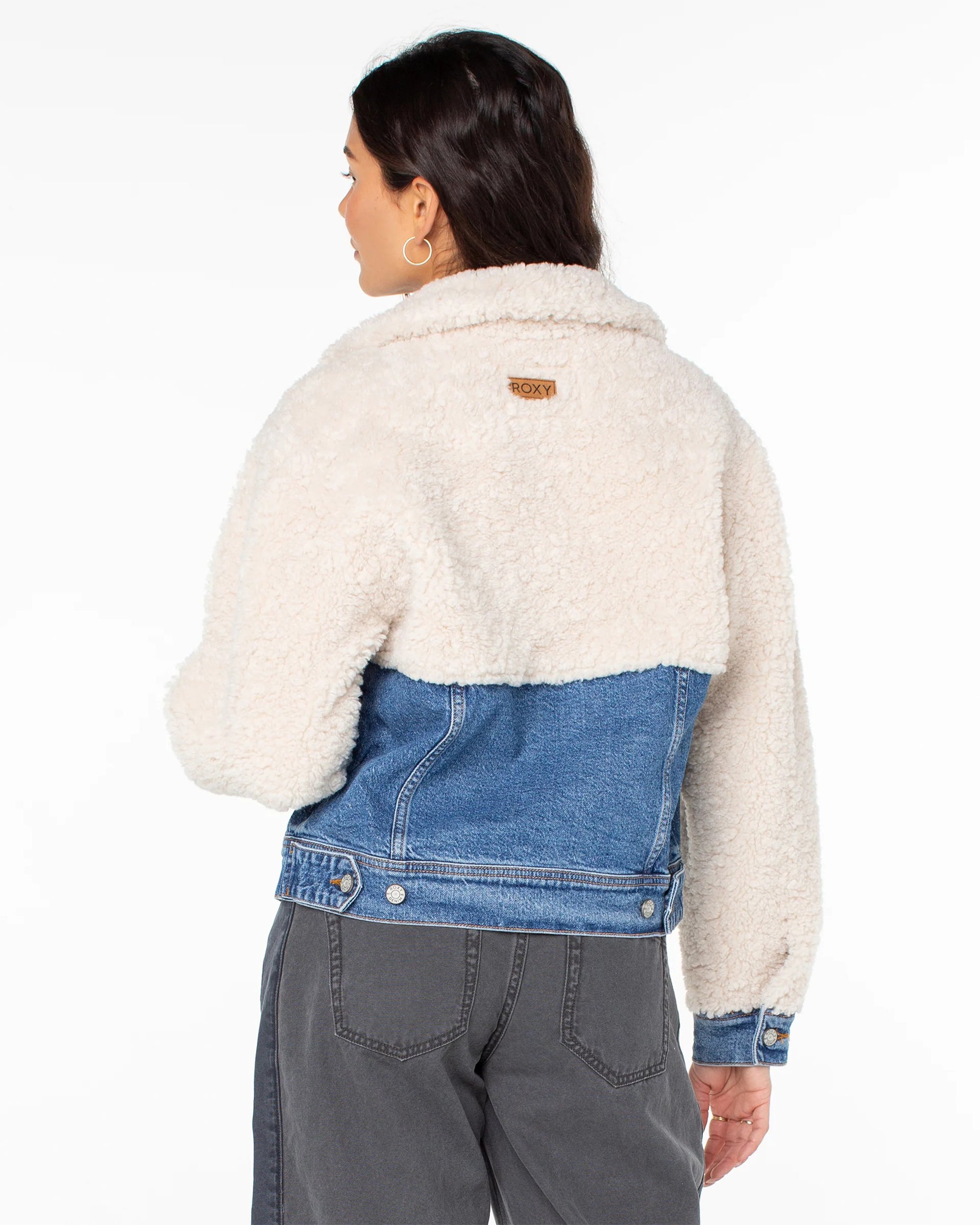 Roxy Women's Surf & Turf Denim Jacket - Parchment