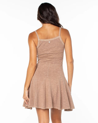 Roxy Women's Take You There Mini Dress - Brownie Solid