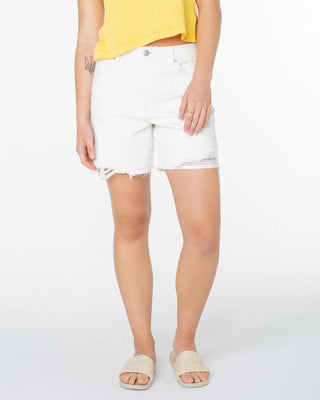 Roxy Women's The Icon Short - Snow White Vintage Denim