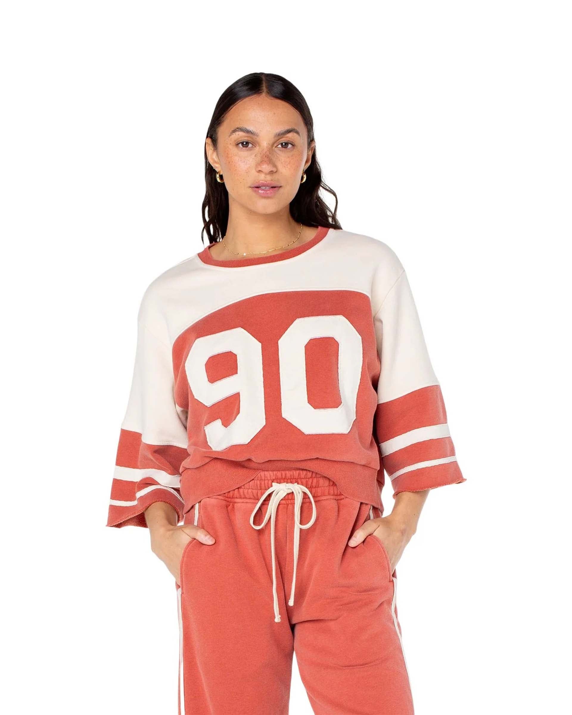 Roxy Women's Tide Vibes Top - Cinnabar Parchment Solid