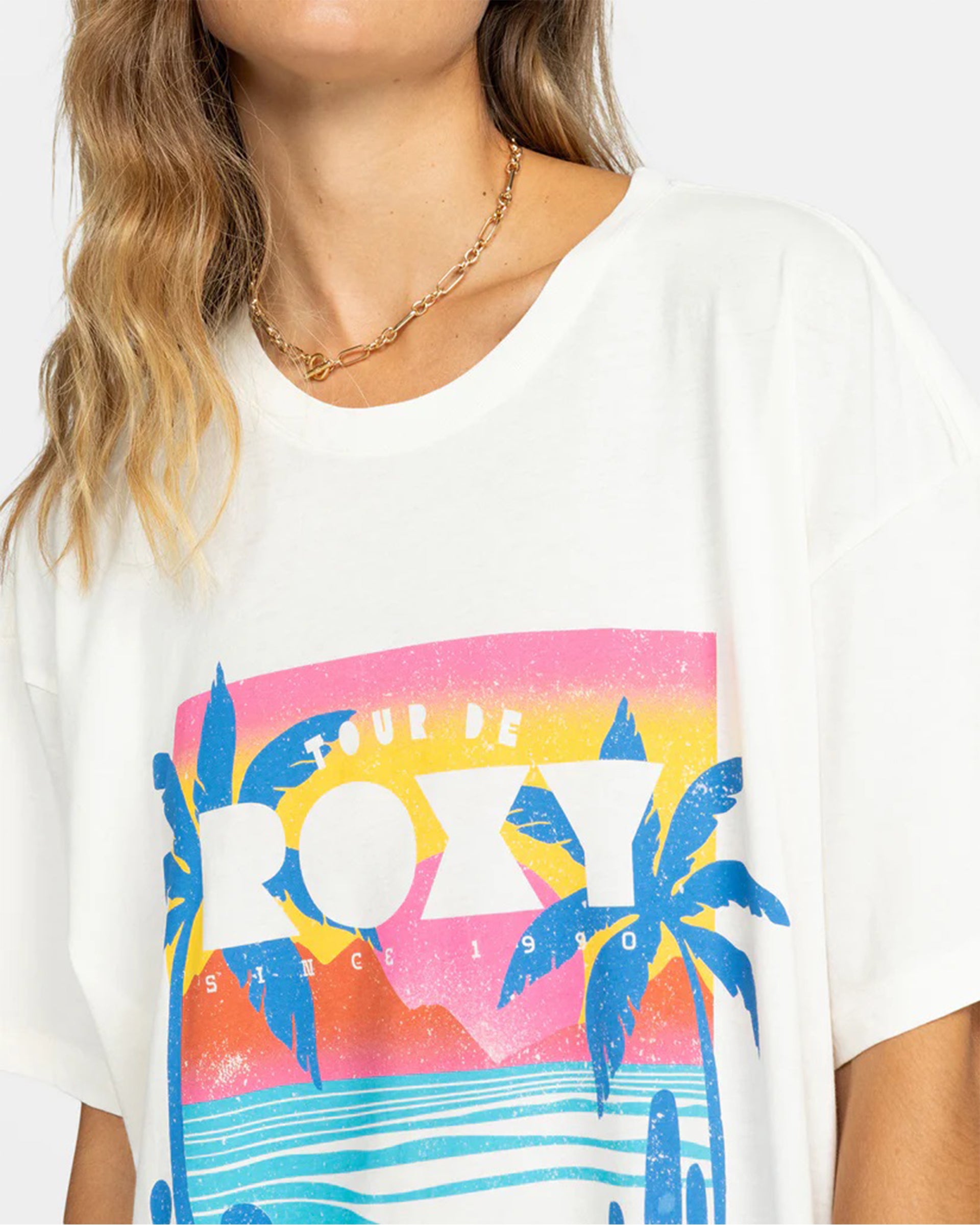 Roxy Women's Tour De Roxy Oversized S/S T-shirt