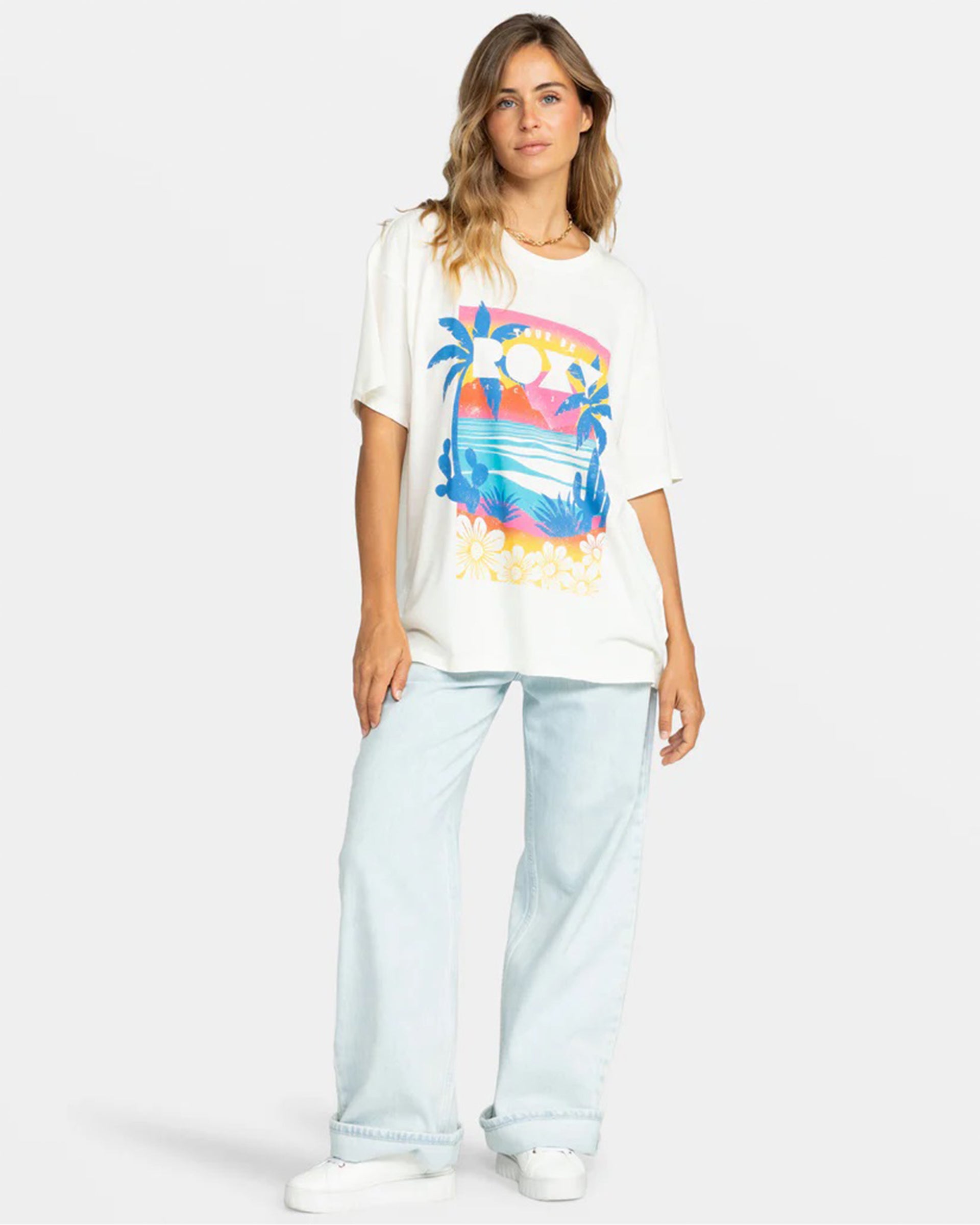 Roxy Women's Tour De Roxy Oversized S/S T-shirt