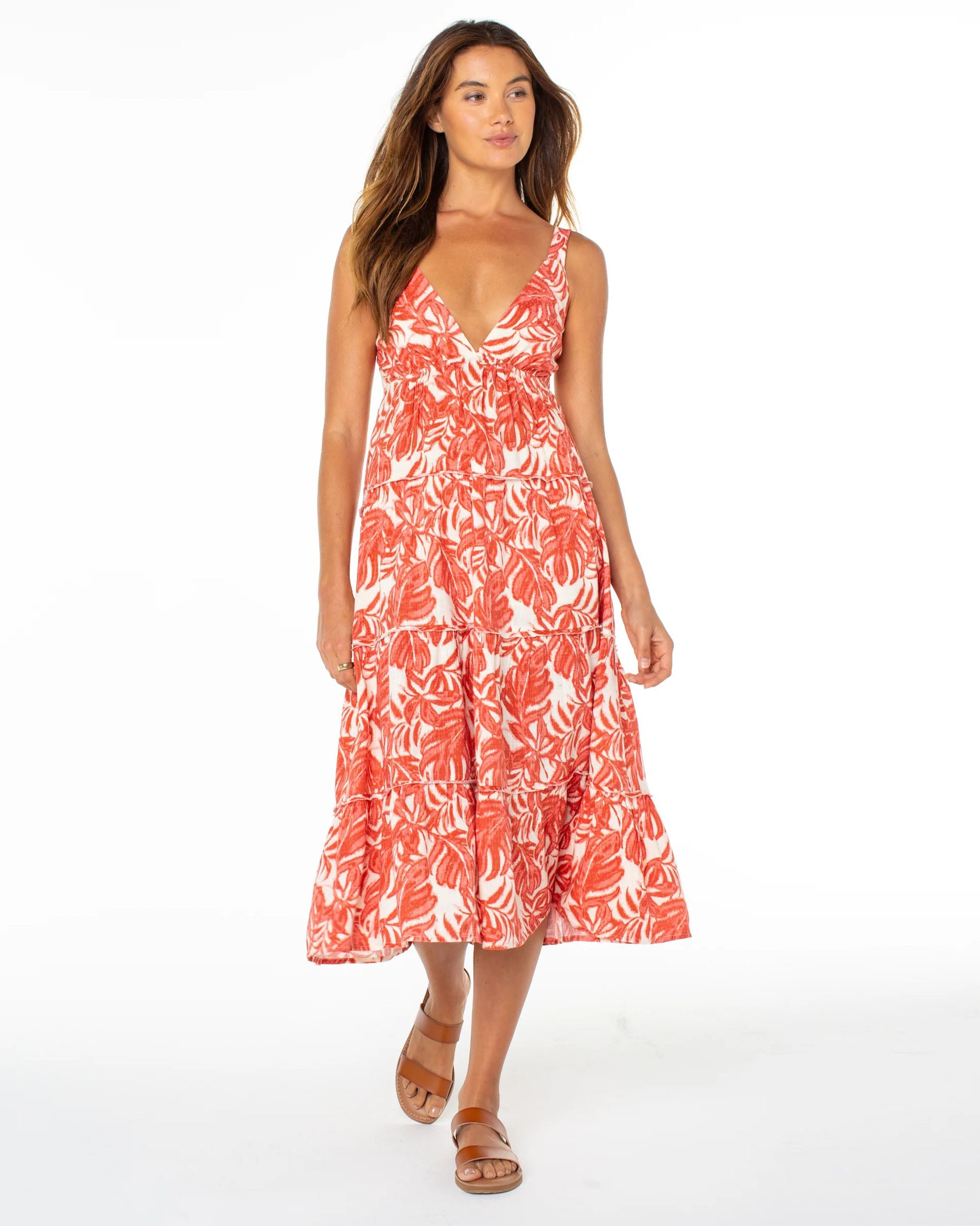 Roxy Women's Tula Dress - Lantana Monsterra grove