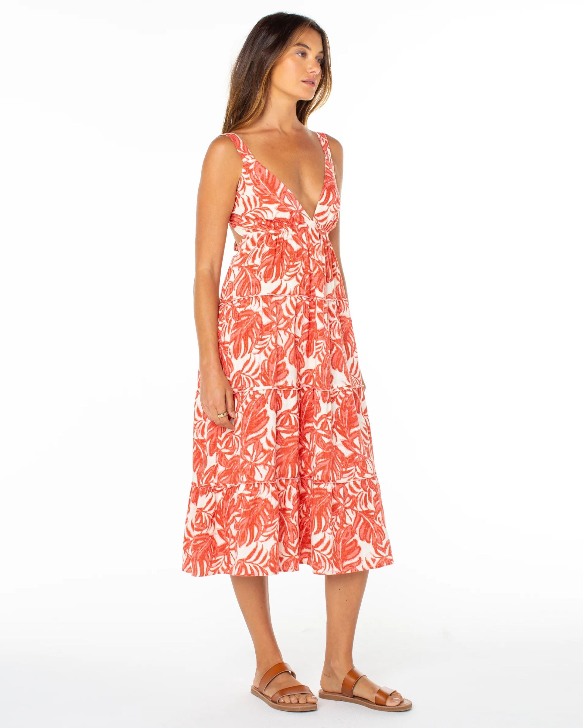 Roxy Women's Tula Dress - Lantana Monsterra grove