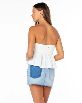 Roxy Women's Ventura Tube Top - Cloud Dancer Solid