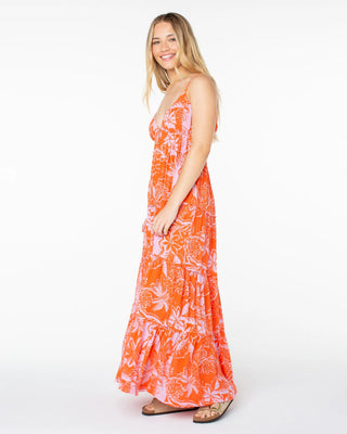 Roxy Women's Warm Rays Maxi Dress - Tigerlily Tropical