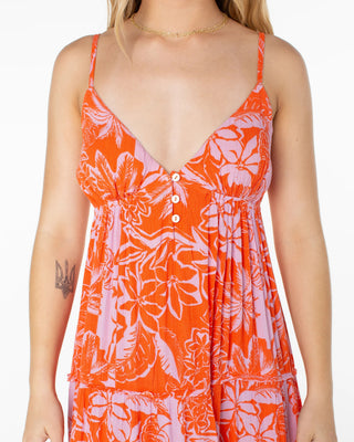Roxy Women's Warm Rays Maxi Dress - Tigerlily Tropical