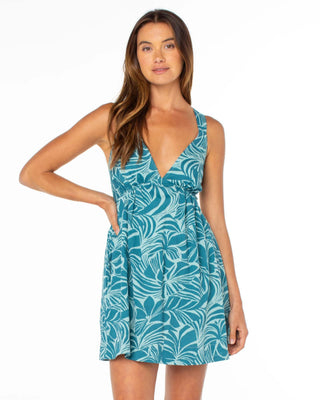 Roxy Women's Wilder Coast Mini Dress - Dragonfly Sea Bloom