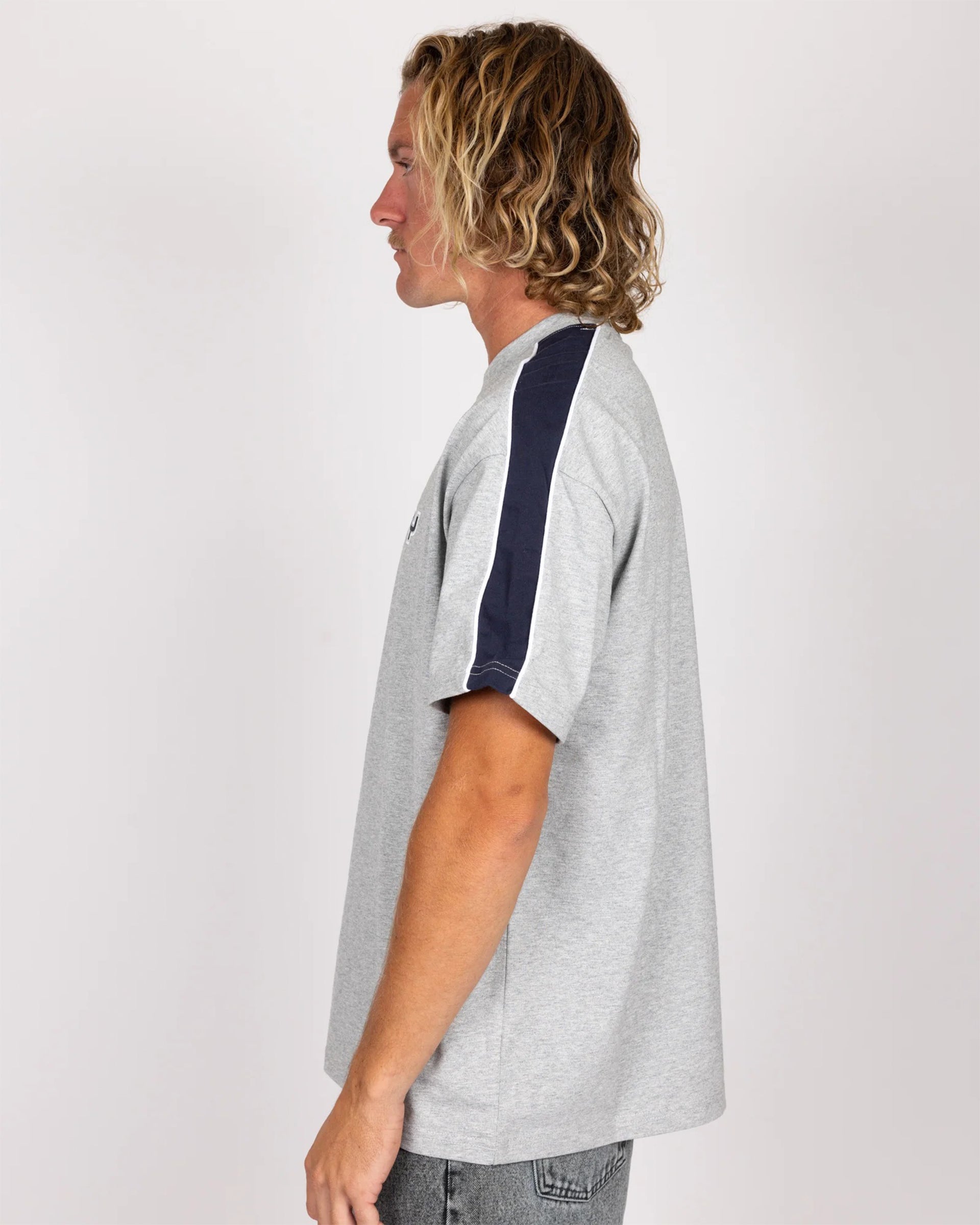 Rusty Alonso Short Sleeve T-Shirt - Grey Marle