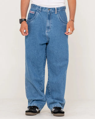Rusty Boonta Baggy Pant - Middy Blue