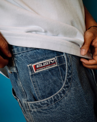 Rusty Boonta Baggy Pant - Middy Blue