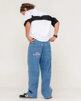 Rusty Boonta Baggy Pant - Middy Blue