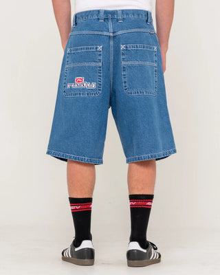 Rusty Boonta Draggin Jort - Middy Blue