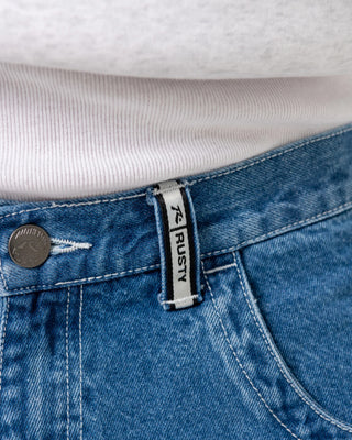 Rusty Boonta Draggin Jort - Middy Blue