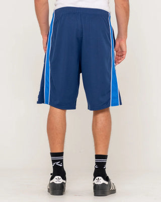 Rusty Cybernate Sports Mesh Short - Navy Blue