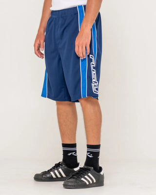 Rusty Cybernate Sports Mesh Short - Navy Blue