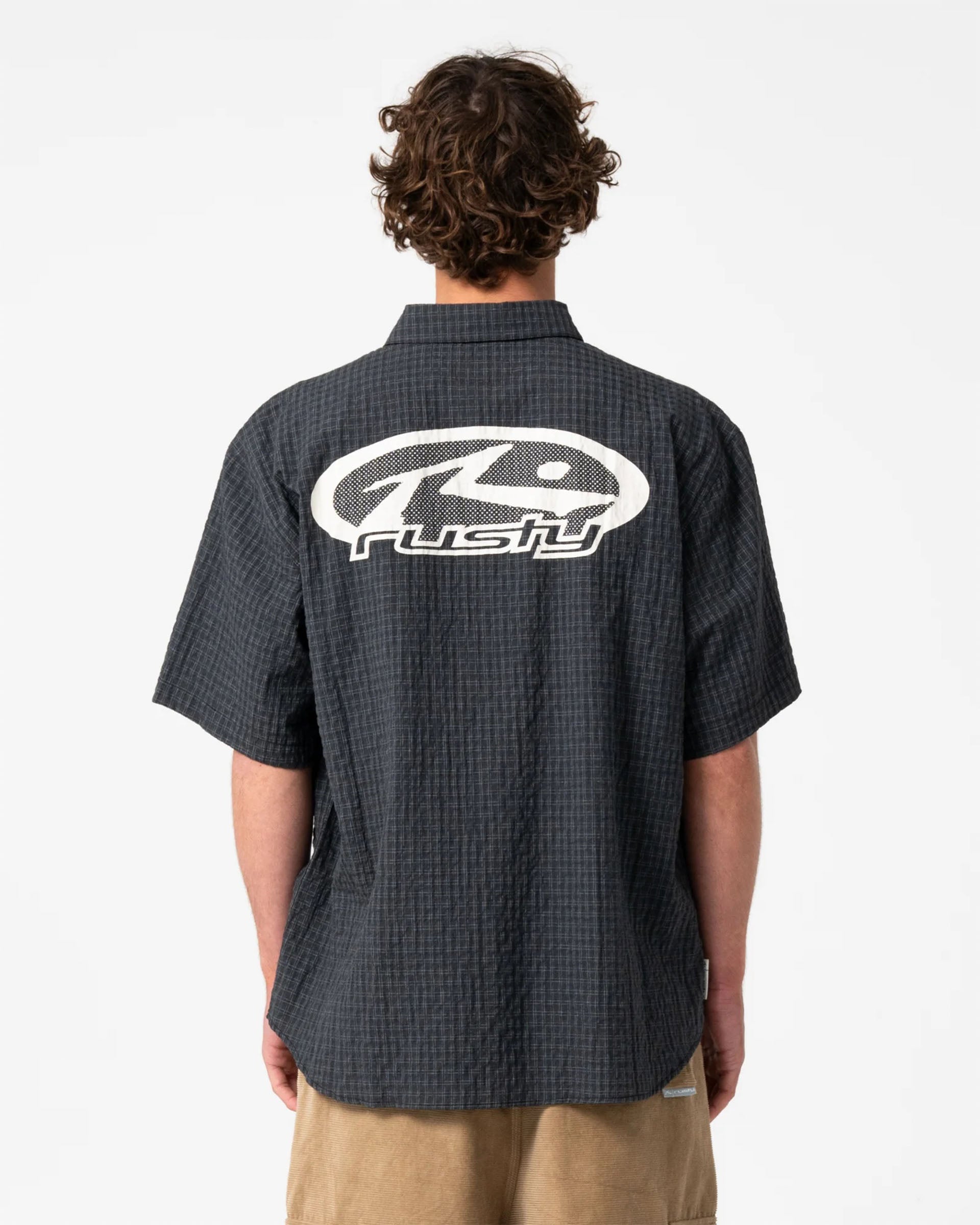 Rusty Defender Short Sleeve Shirt - Black