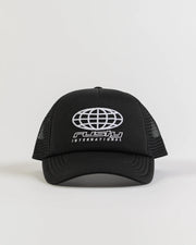 Rusty Domination Trucker Hat - Black