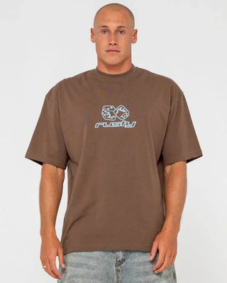Rusty Double Or Nothing Short Sleeve T-Shirt - Pinecone