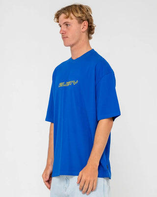 Rusty Flip Daddy Short Sleeve T-Shirt - Royal Blue