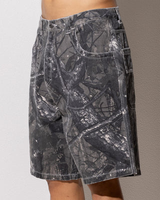 Rusty Flip Rambo Jort - Grey Camo