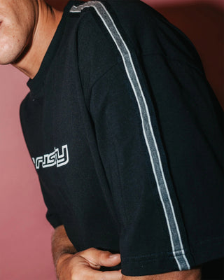 Rusty Gaffa Taped Short Sleeve T-Shirt - Black