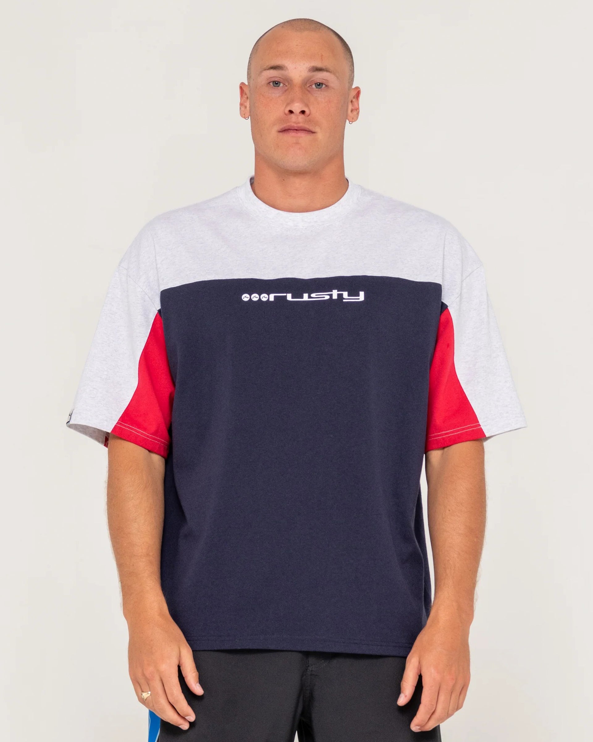 Rusty Genetic Short Sleeve T-Shirt - Navy Blue
