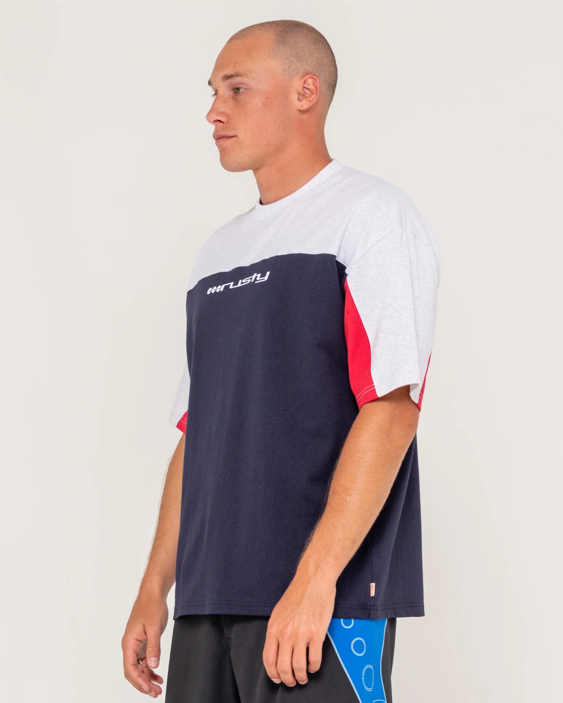 Rusty Genetic Short Sleeve T-Shirt - Navy Blue