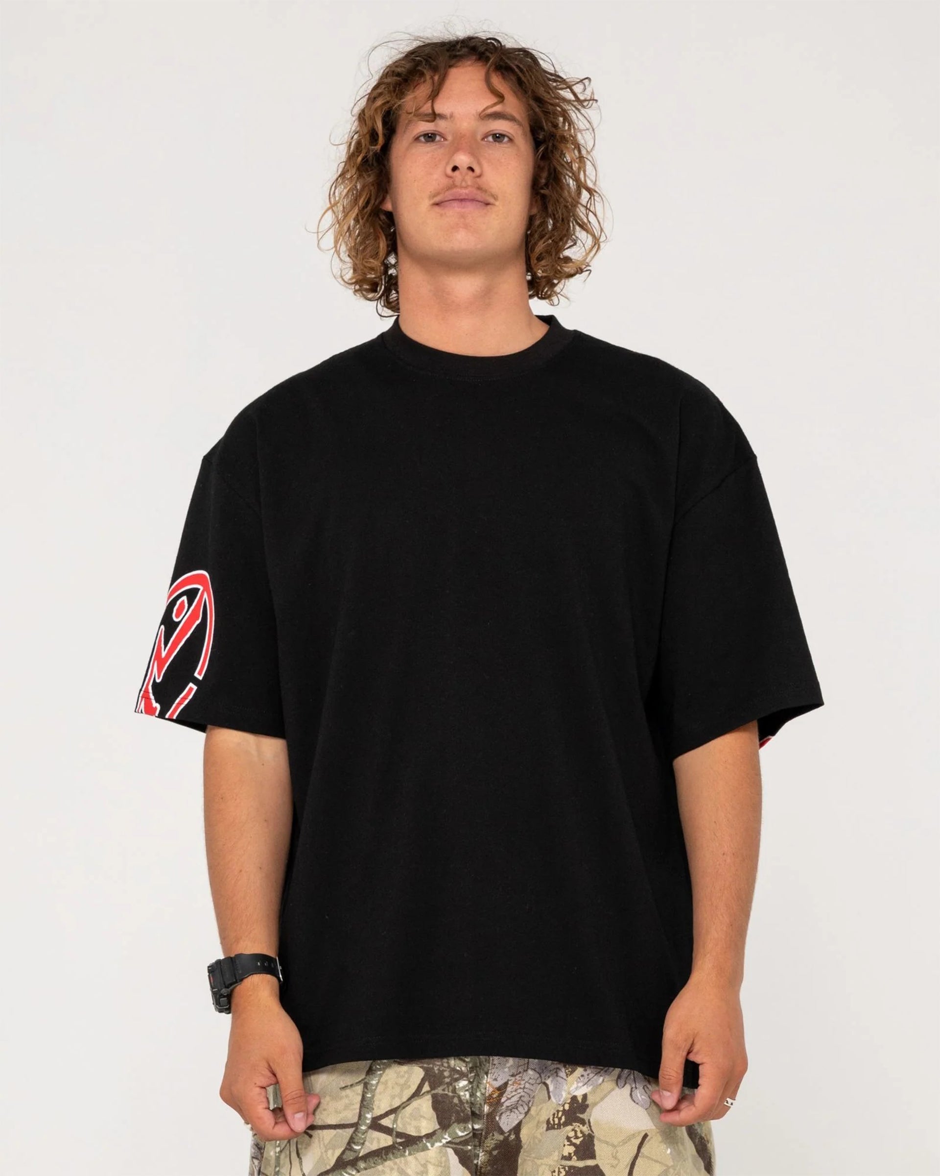Rusty Glaze-r Graphic Short Sleeve T-Shirt - Black