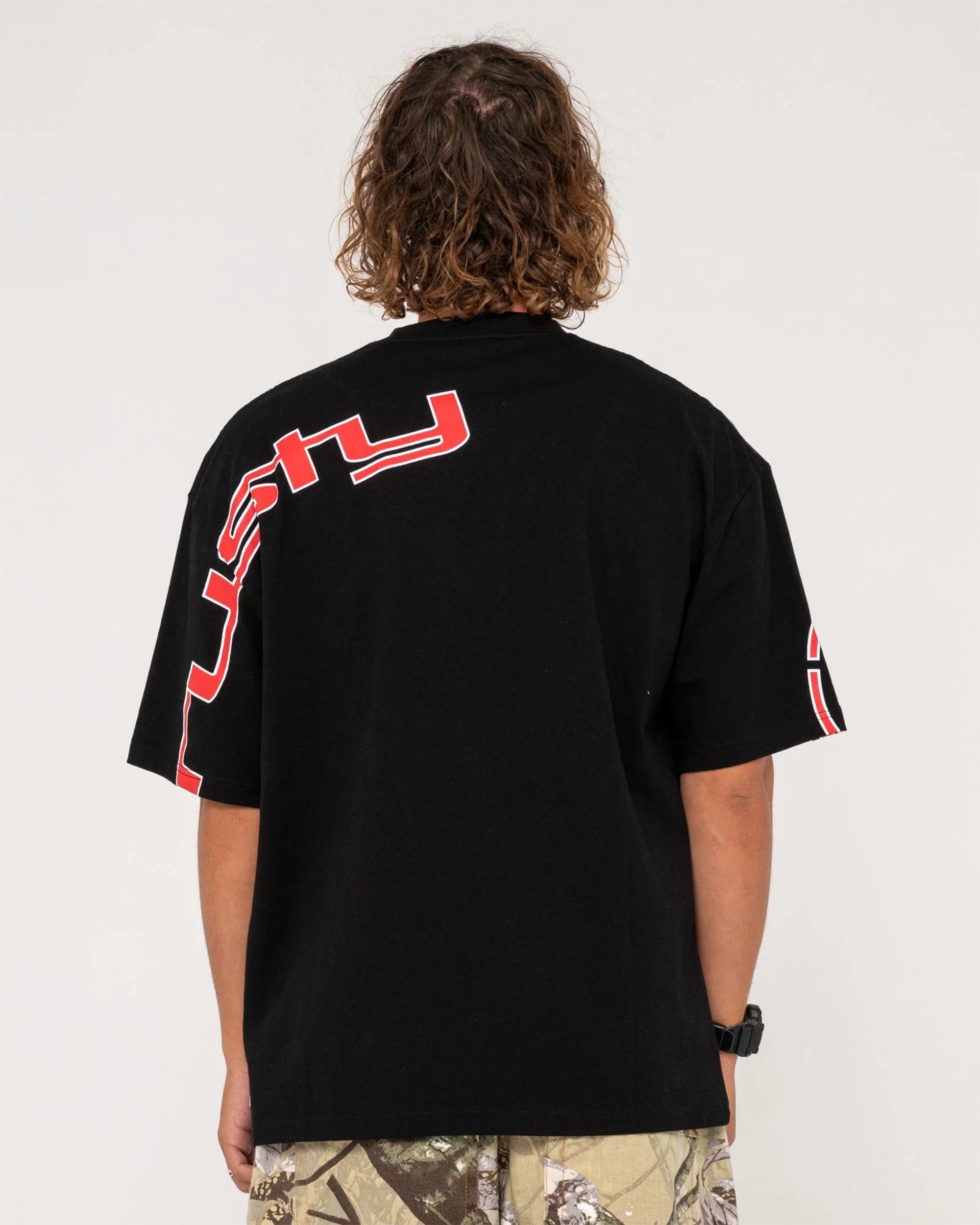 Rusty Glaze-r Graphic Short Sleeve T-Shirt - Black