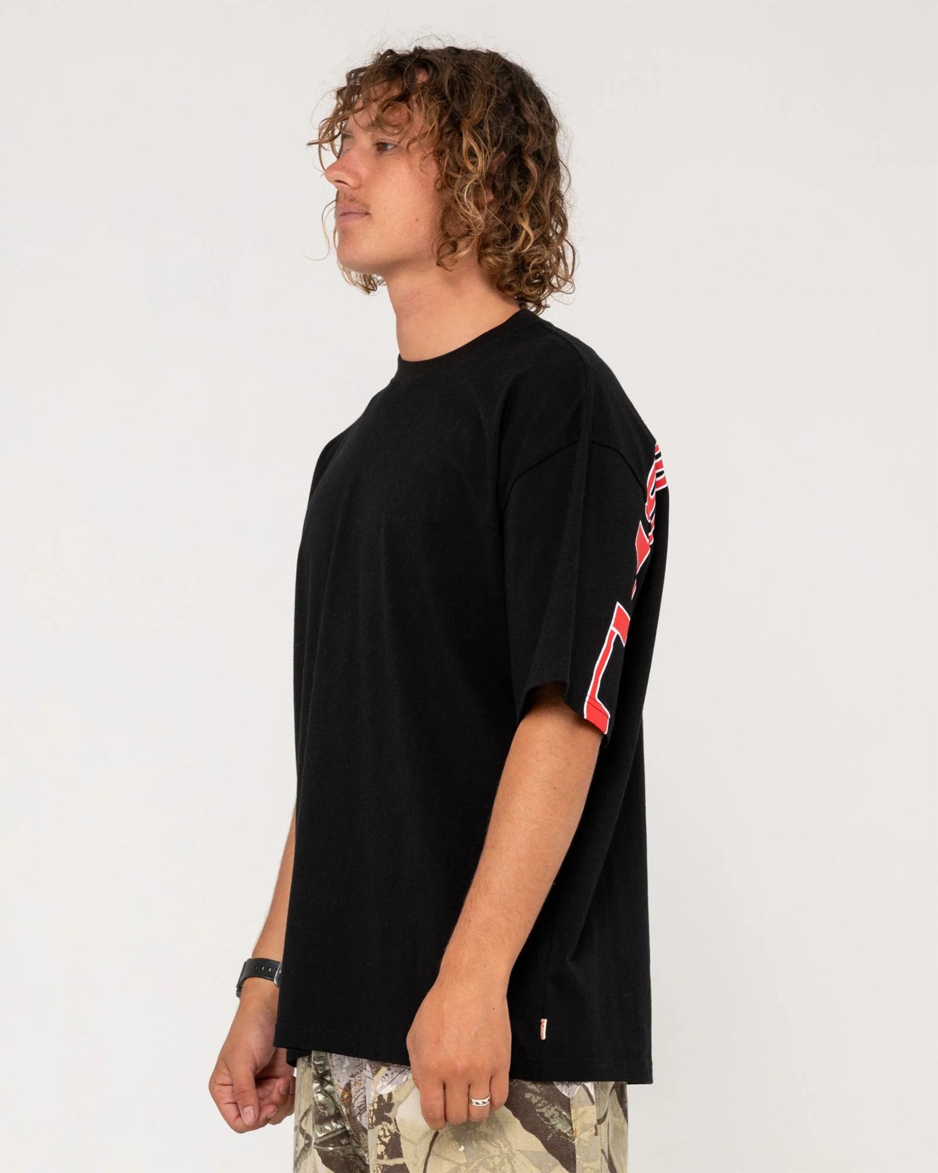Rusty Glaze-r Graphic Short Sleeve T-Shirt - Black