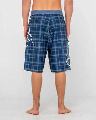 Rusty Hoodus Fixed Waist 24" Boardshort - Navy Blue