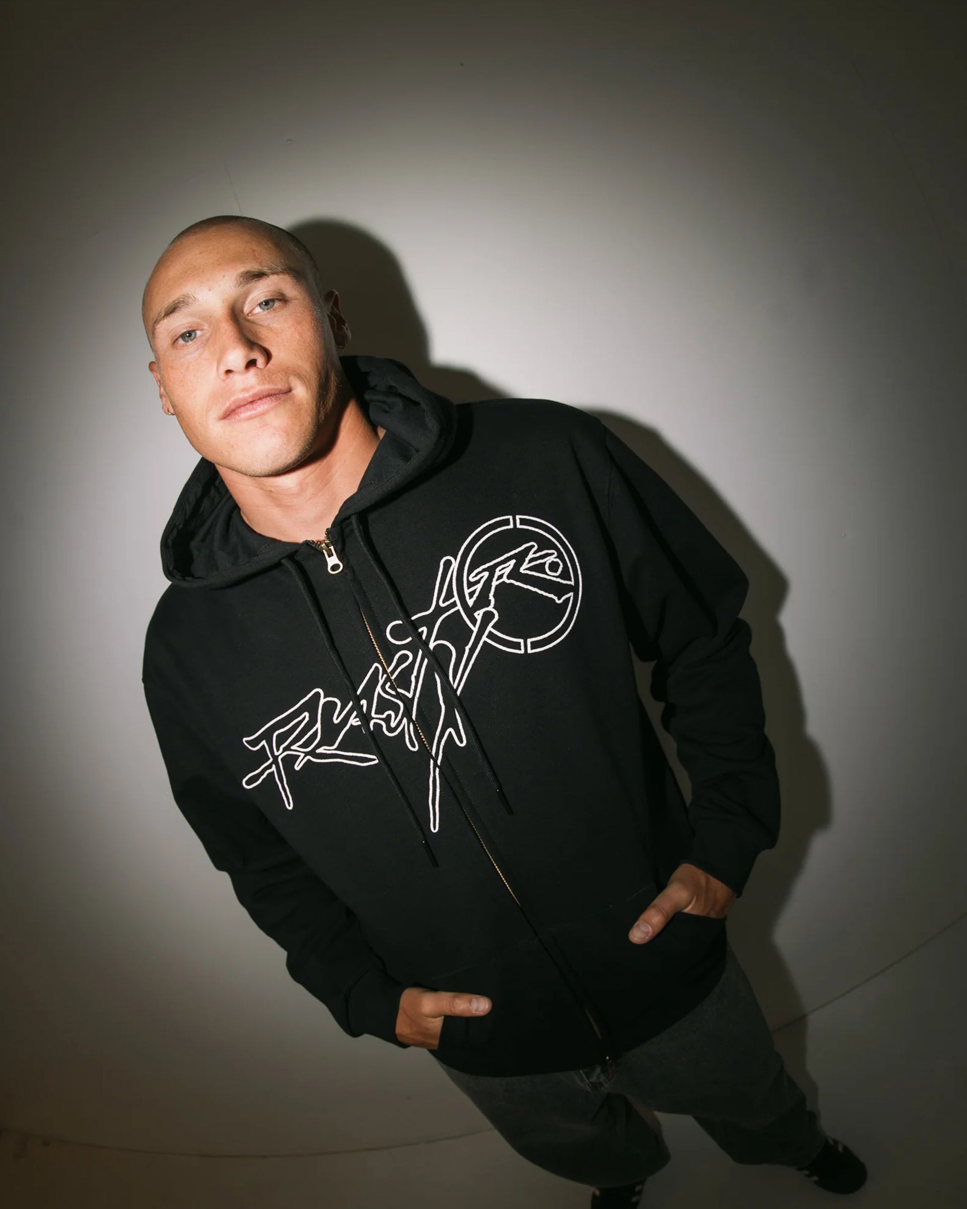 Hoodus Zip Thru Hooded Fleece - Black – Jack's Surfboards