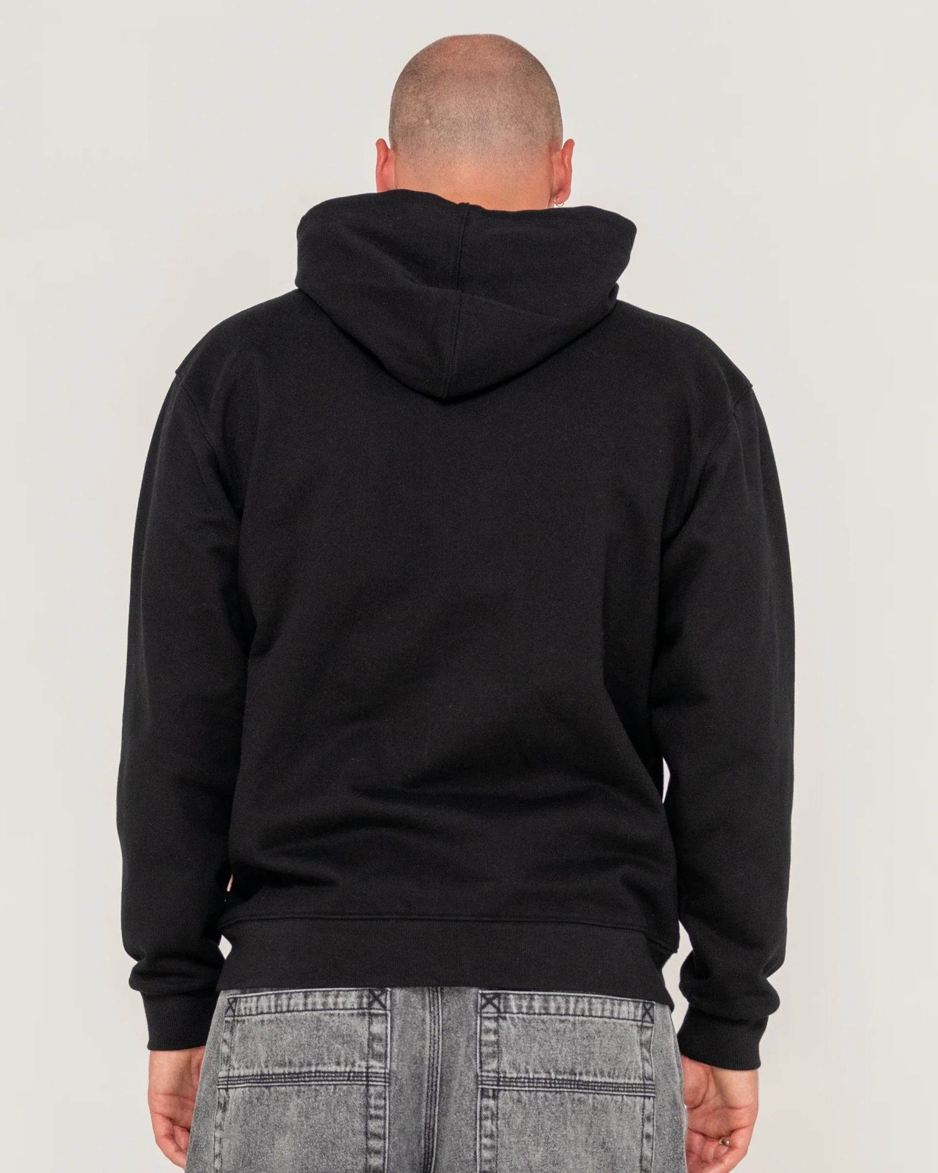 Hoodus Zip Thru Hooded Fleece - Black – Jack's Surfboards