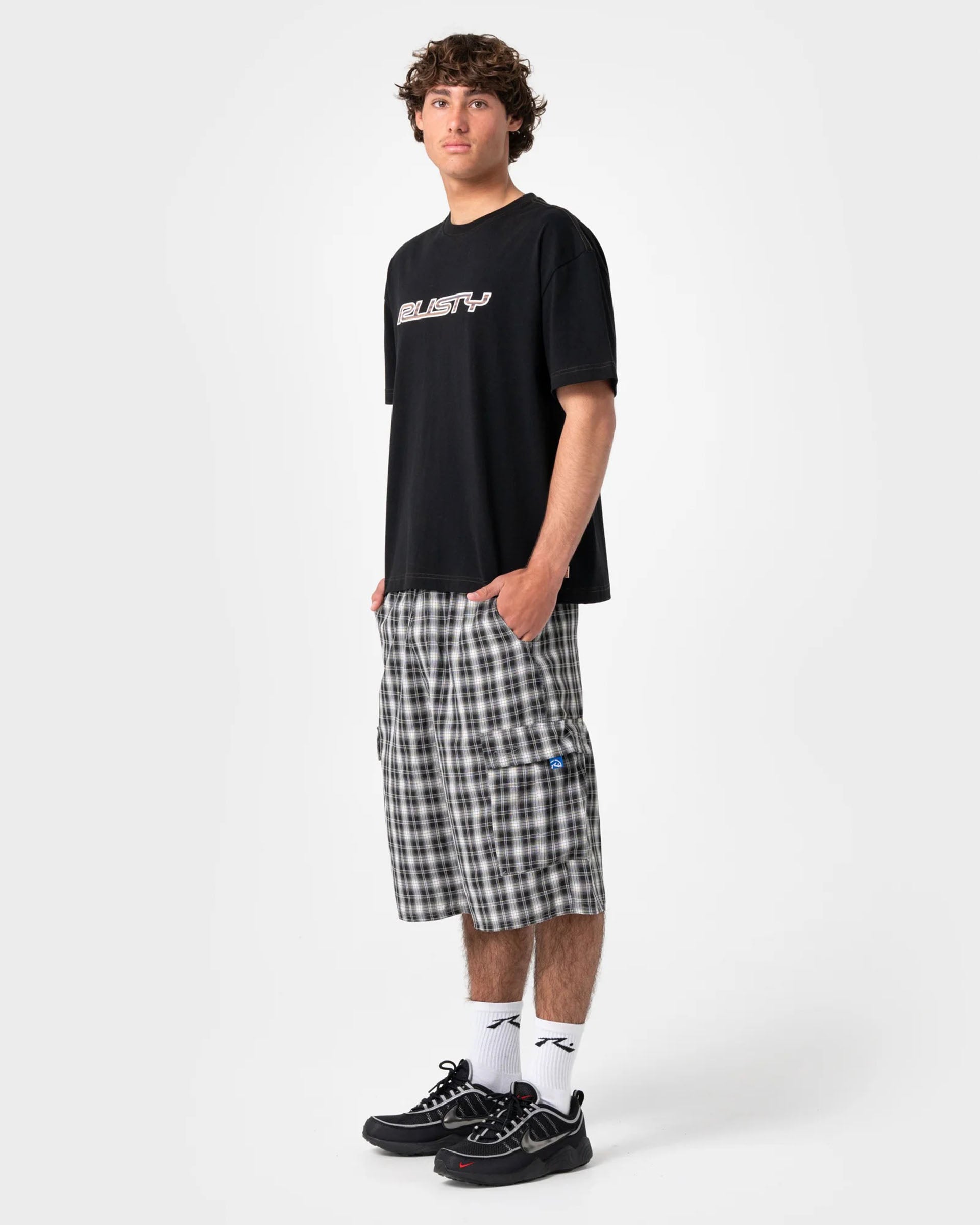 Rusty Lay Low Short Sleeve T-Shirt - Black