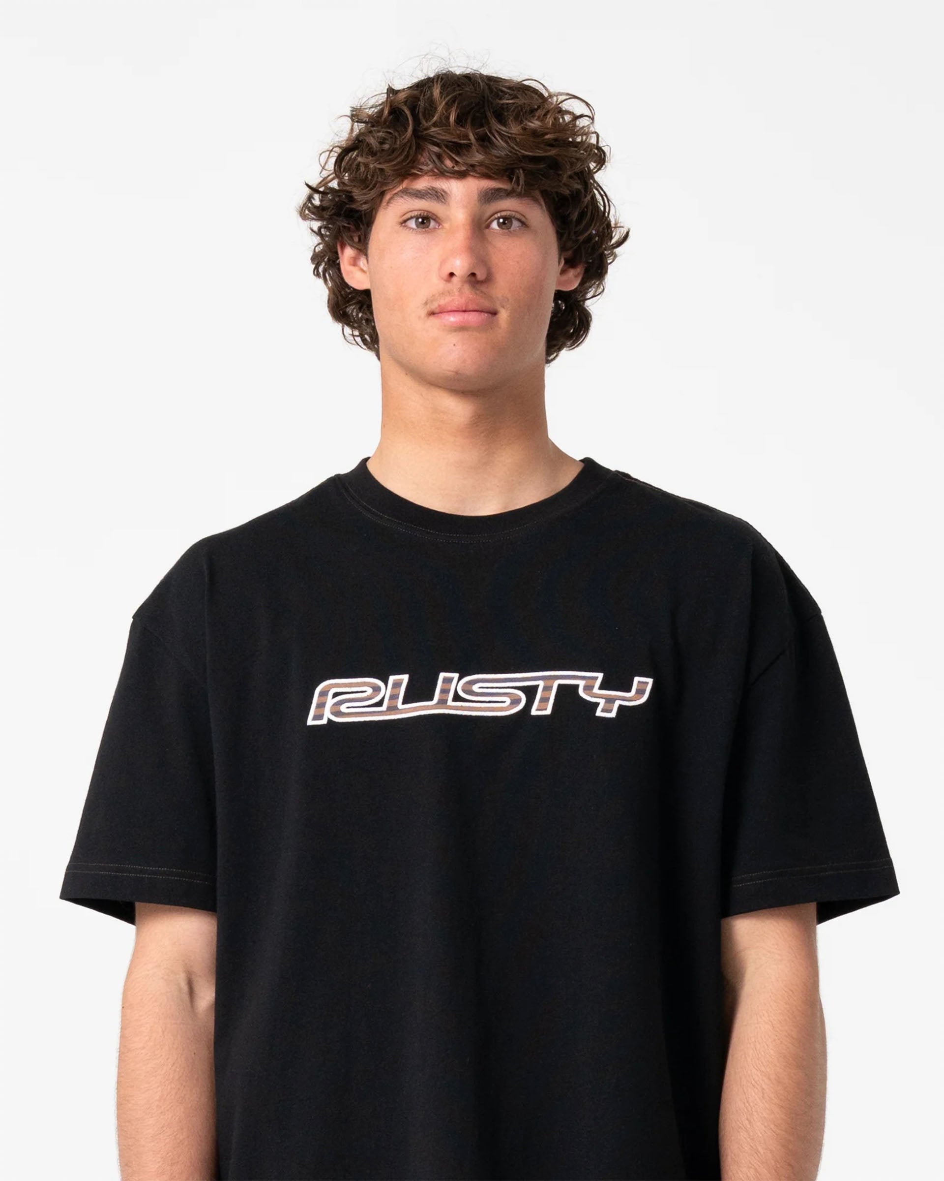 Rusty Lay Low Short Sleeve T-Shirt - Black