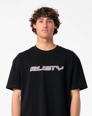 Rusty Lay Low Short Sleeve T-Shirt - Black