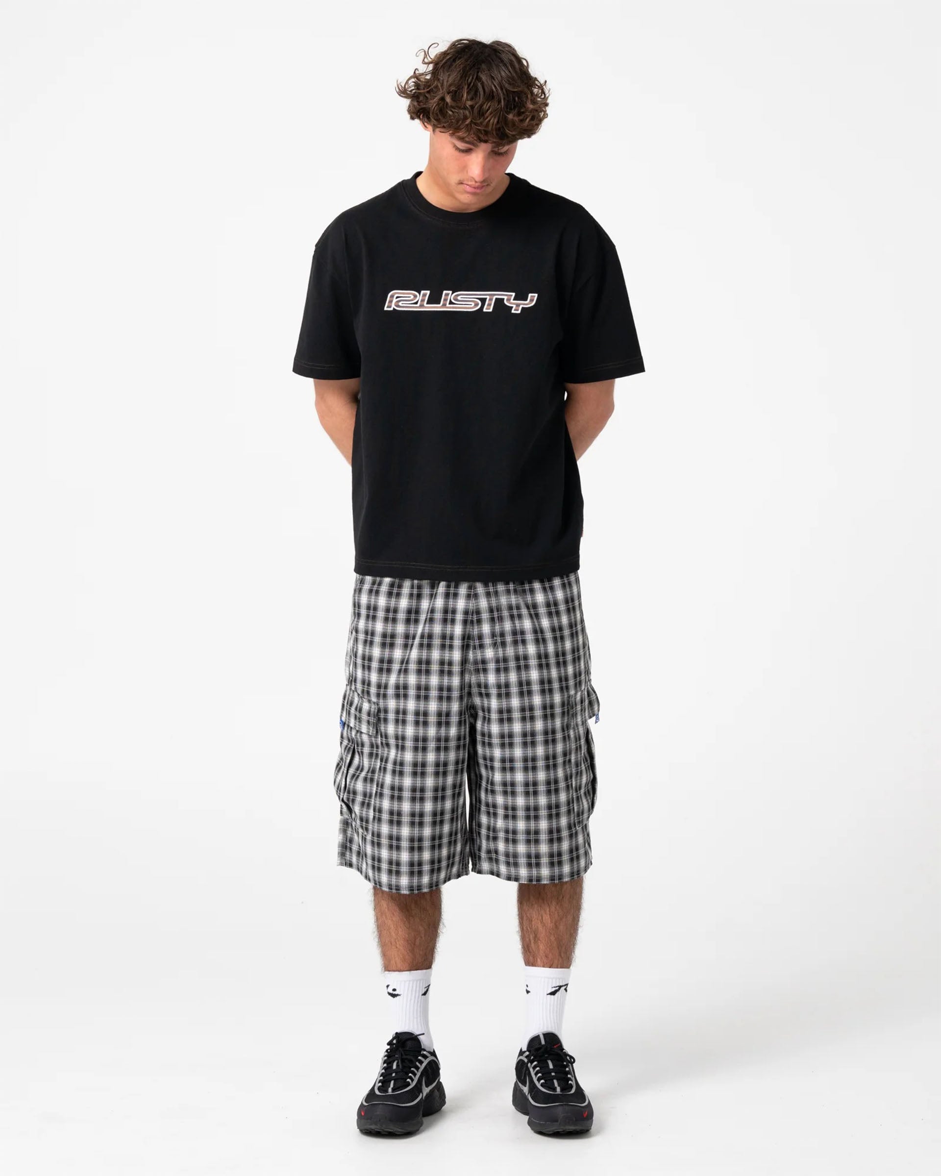Rusty Lay Low Short Sleeve T-Shirt - Black