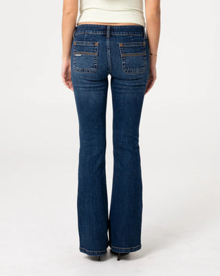 Rusty Women's Lindsay Low Rise Boot Leg Denim Jean - Walk Of Shame