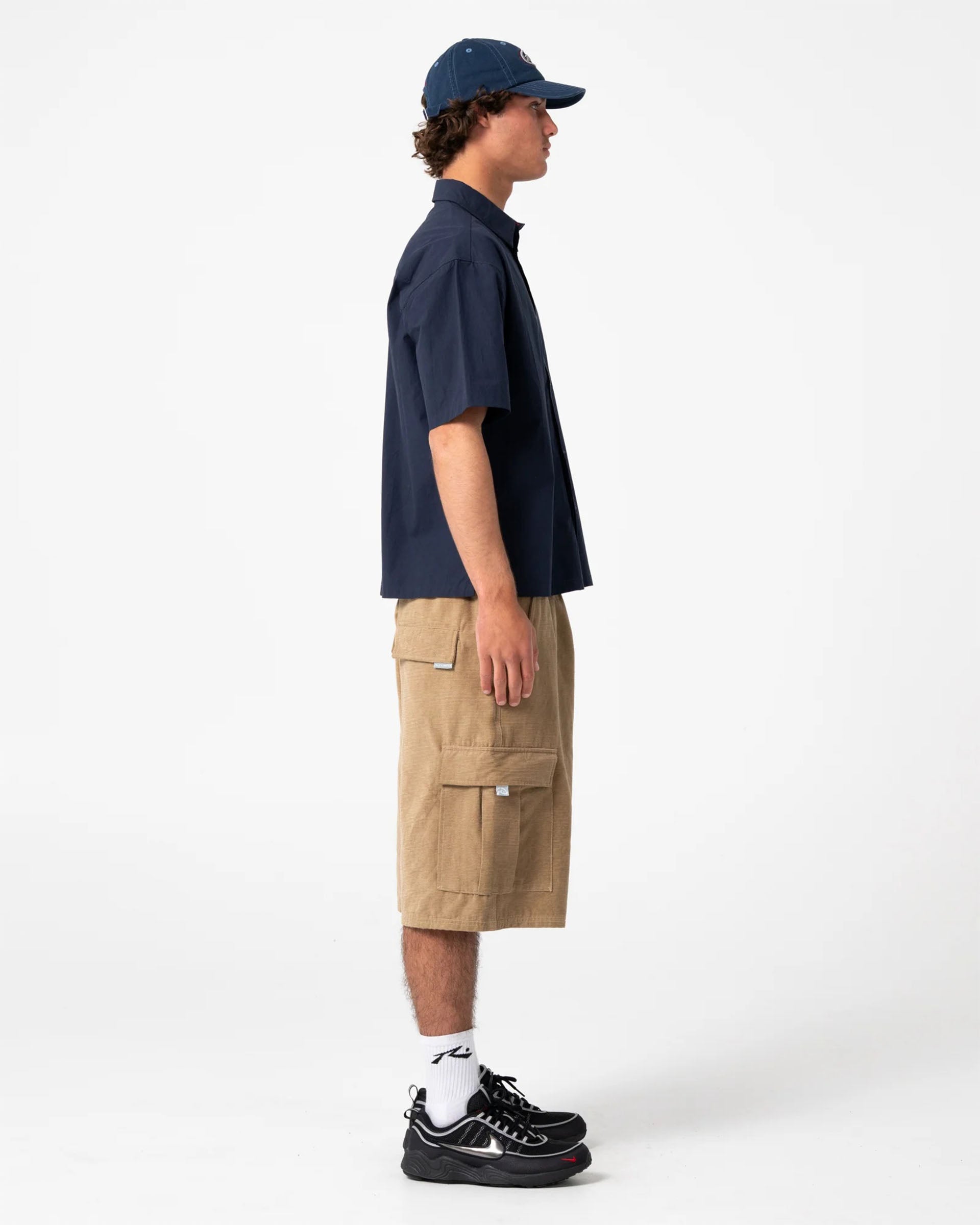 Morning Glory 6 Panel Cap - Navy