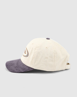 Rusty Orbit Cord 6 Panel Hat - Coal